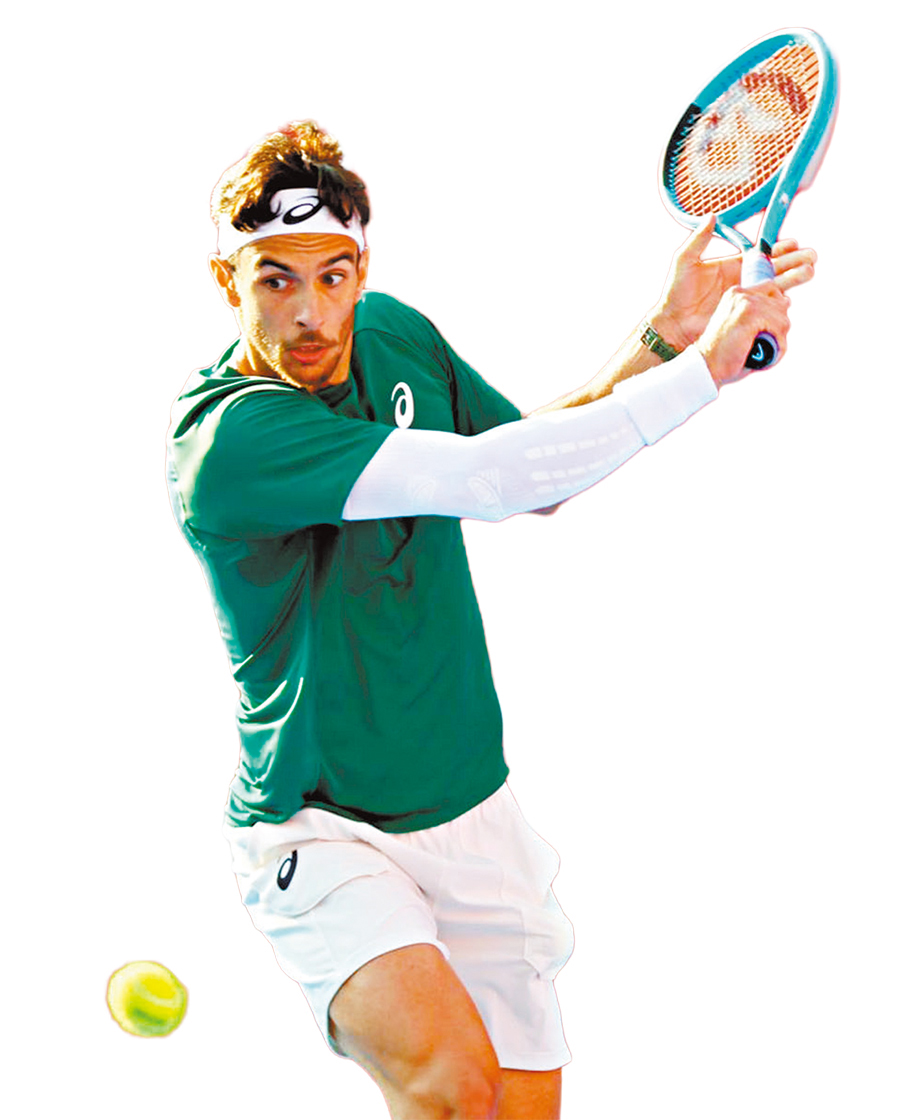 ● 姆錫迪苦戰近三小時，最終擊敗盧布列夫晉級決賽。