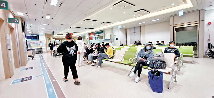 廣華醫院急症室     香港文匯報記者鄧偉明  攝