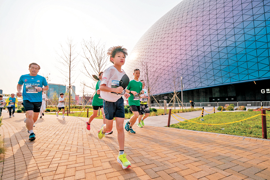 ●第二屆啟德飛步跑將於3月29日舉行。圖為上屆比賽情況。 大會供圖