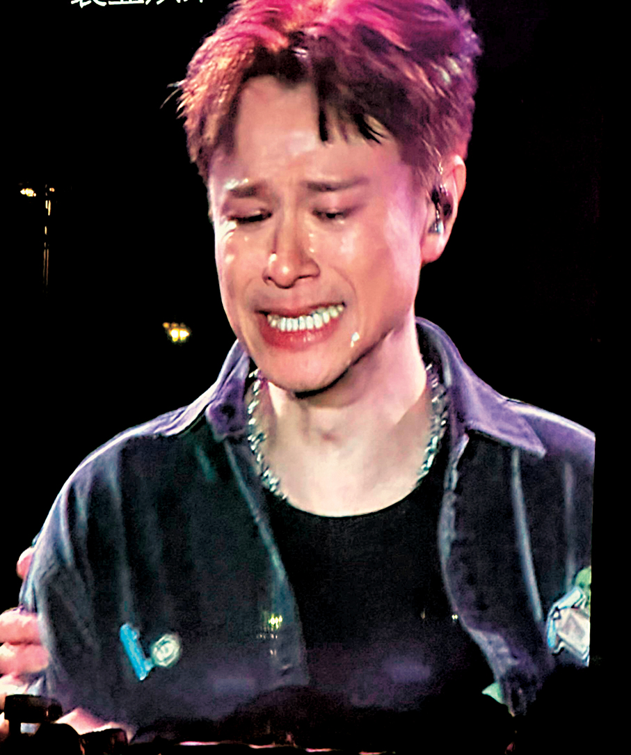 ●陳建安激動爆喊。   香港文匯報記者子棠  攝