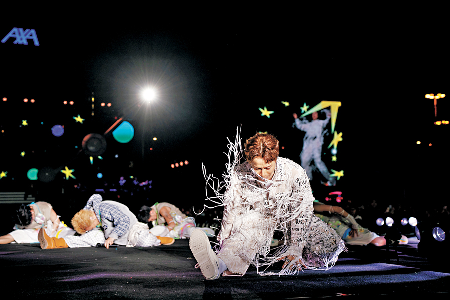 ●陳健安施展「V字馬」。  大會供圖