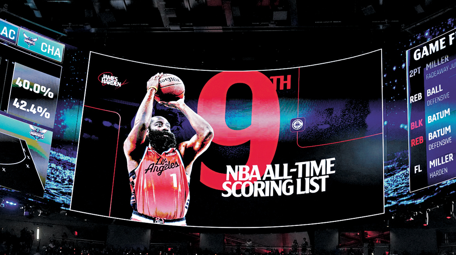 ●夏登進佔NBA歷史得分榜第九位。 路透社