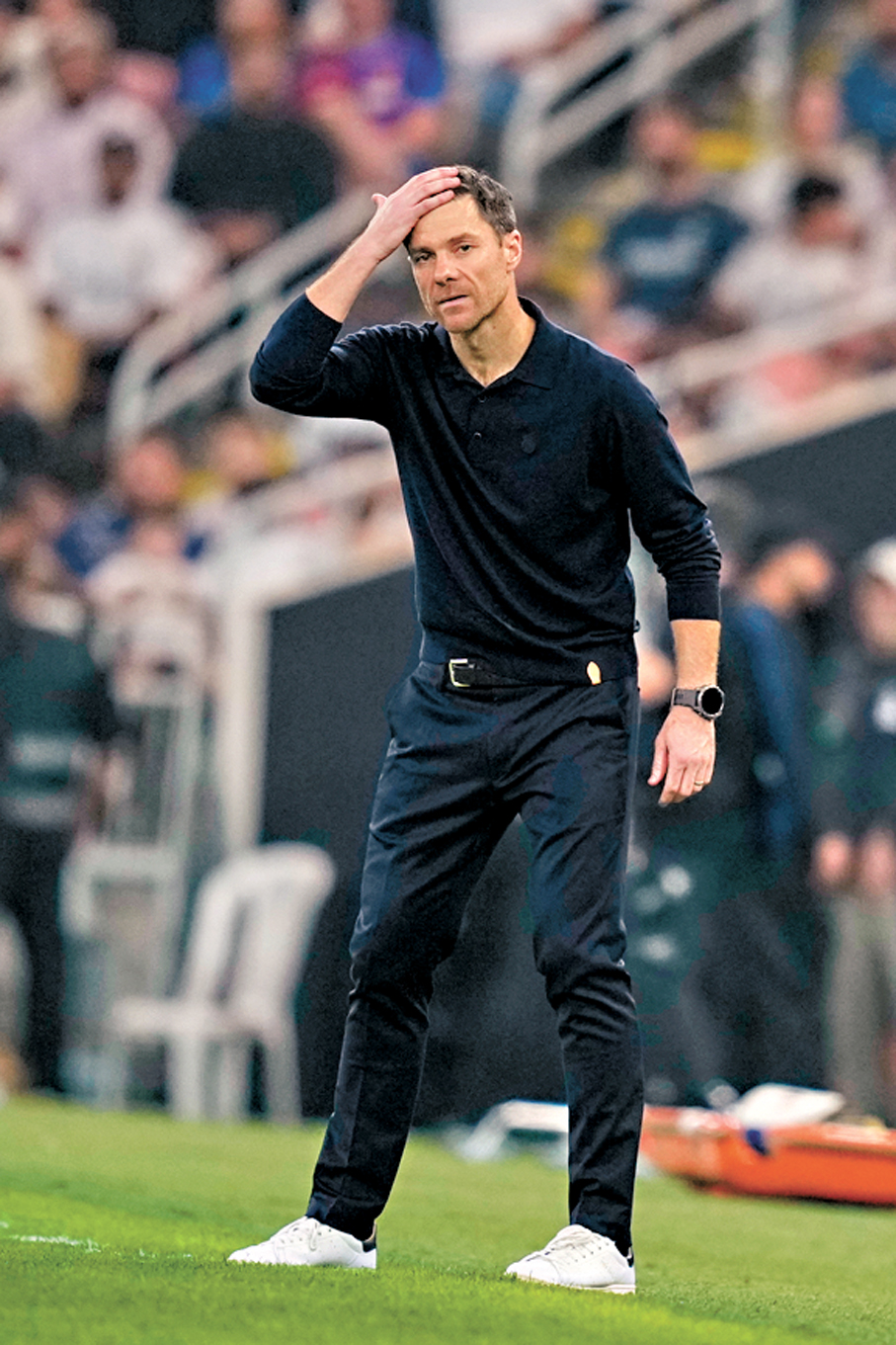 ●沙比阿朗素難逃離開皇馬命運。 資料圖片