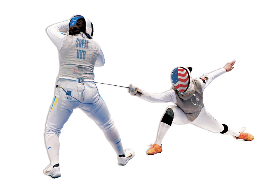 ●劉婕琳（右）周末重返「福地」卻32強止步，自評心態有待提升。 香港文匯報記者張發兒  攝