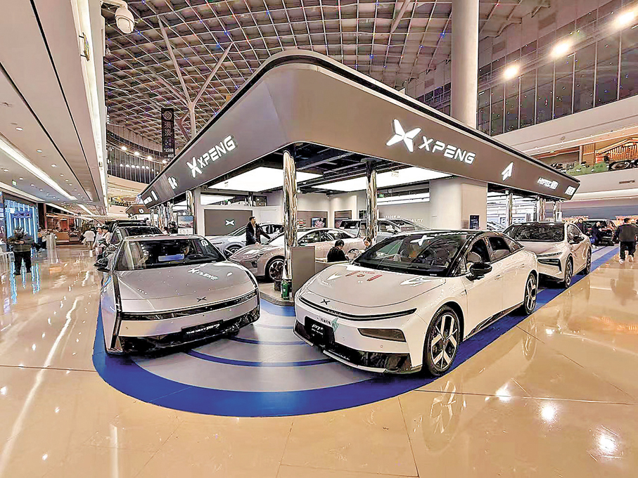 ●2025年，中國汽車市場需求持續釋放，產銷量實現超預期增長。香港文匯報記者郭瀚林  攝