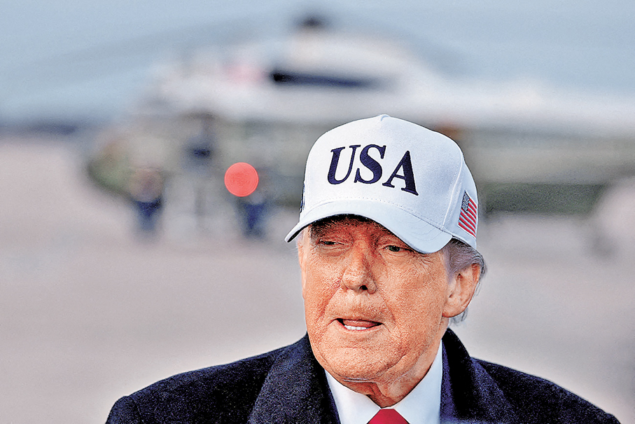 ●特朗普稱關稅政策為美國帶來許多重大投資。 資料圖片