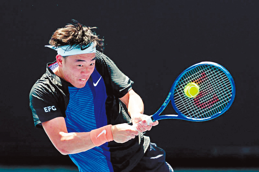 ●黃澤林順利再下一城。中國香港網球總會Fb圖片