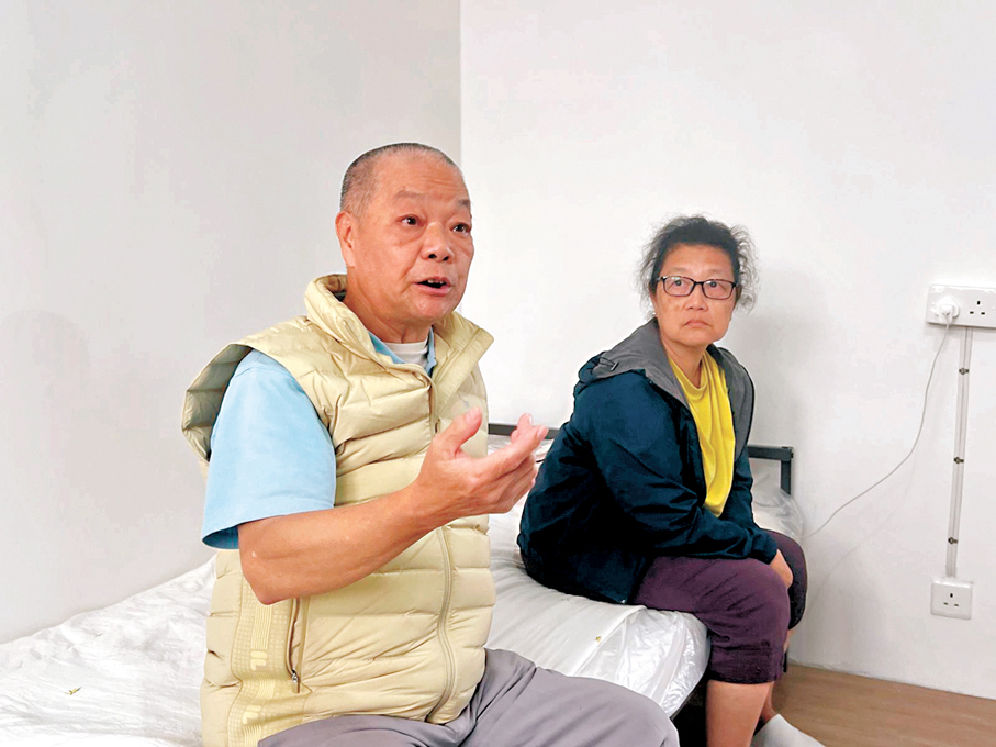 ●李先生(左)與李太早前曾接受香港文匯報訪問。資料圖片