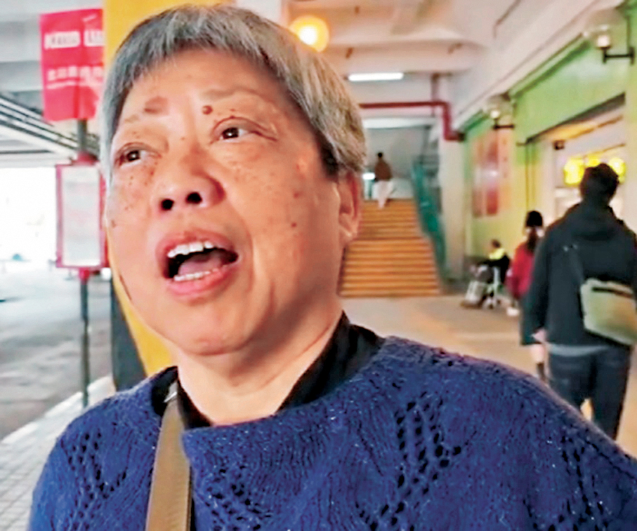 ●王女士。香港文匯報記者劉友光  攝