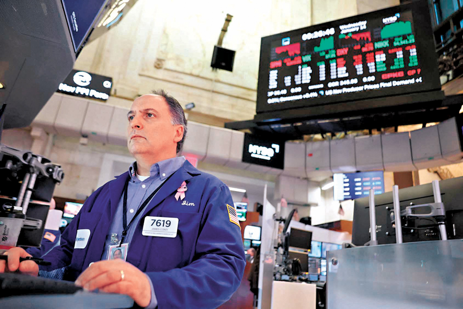 ●  在地緣政治風險提升下，投資者目光轉移至相關事件。 法新社