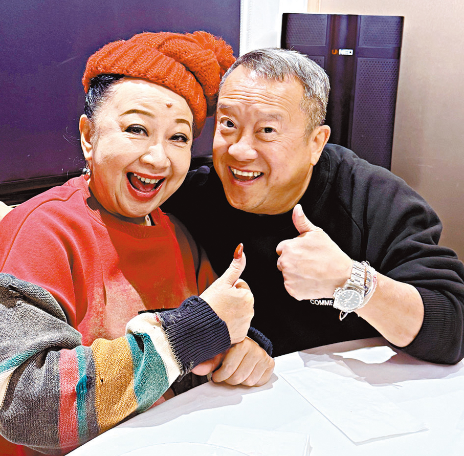 ●曾志偉和薛家燕加盟拍電影版。 受訪者供圖