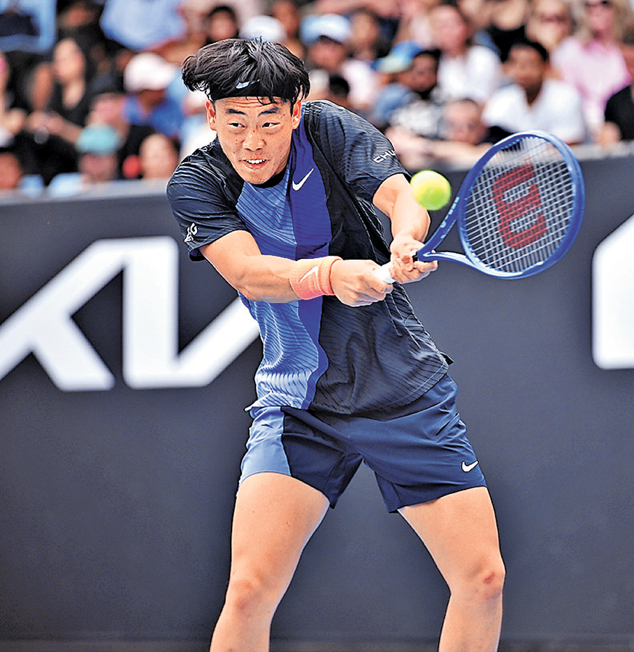 ●黃澤林以盤數1：2惜敗瑞典球手耶馬。 新華社