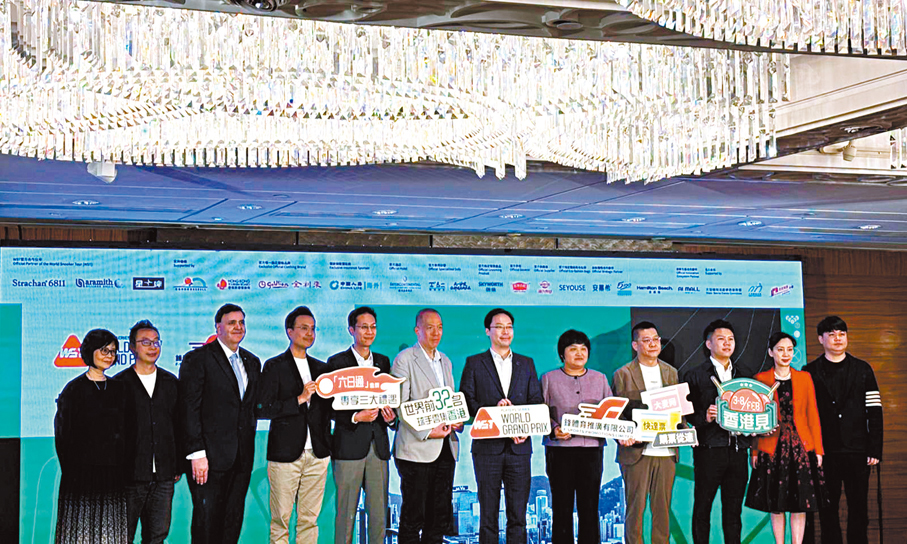 ●賽事記招於昨日舉行。香港文匯報記者張發兒 攝