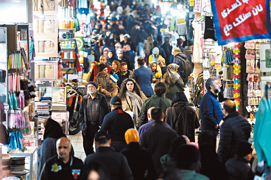 ●伊朗首都德黑蘭市面回復平靜。路透社