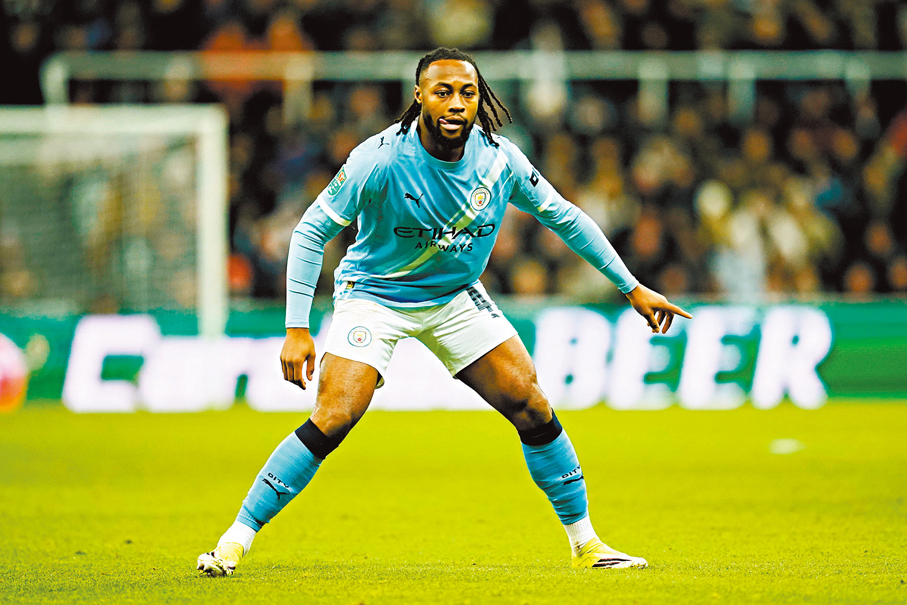 ●施美安的加盟令曼城進攻更為平衡。  資料圖片