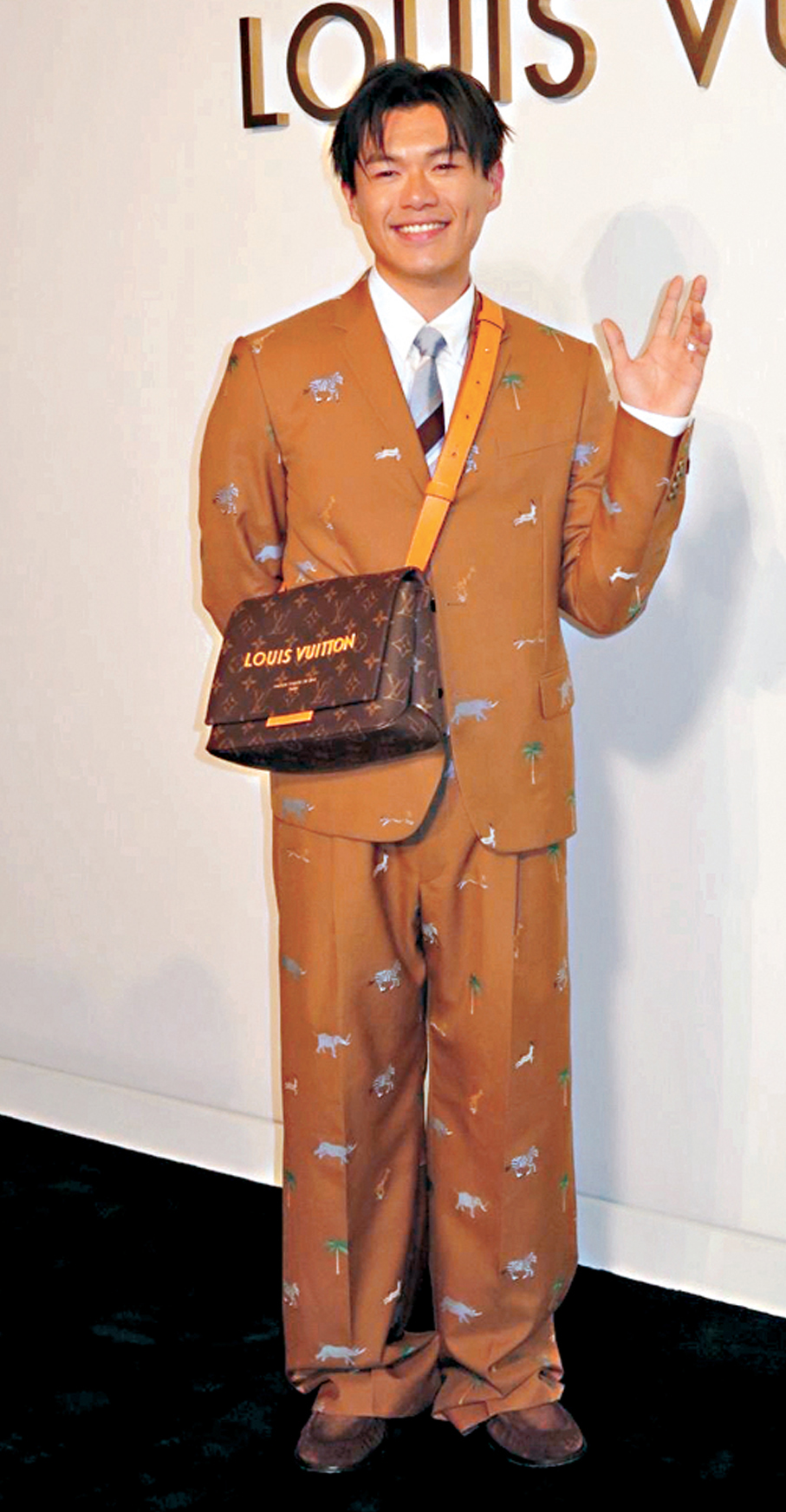 ●柯煒林透露最近健康狀況良好。 香港文匯報記者阿祖 攝