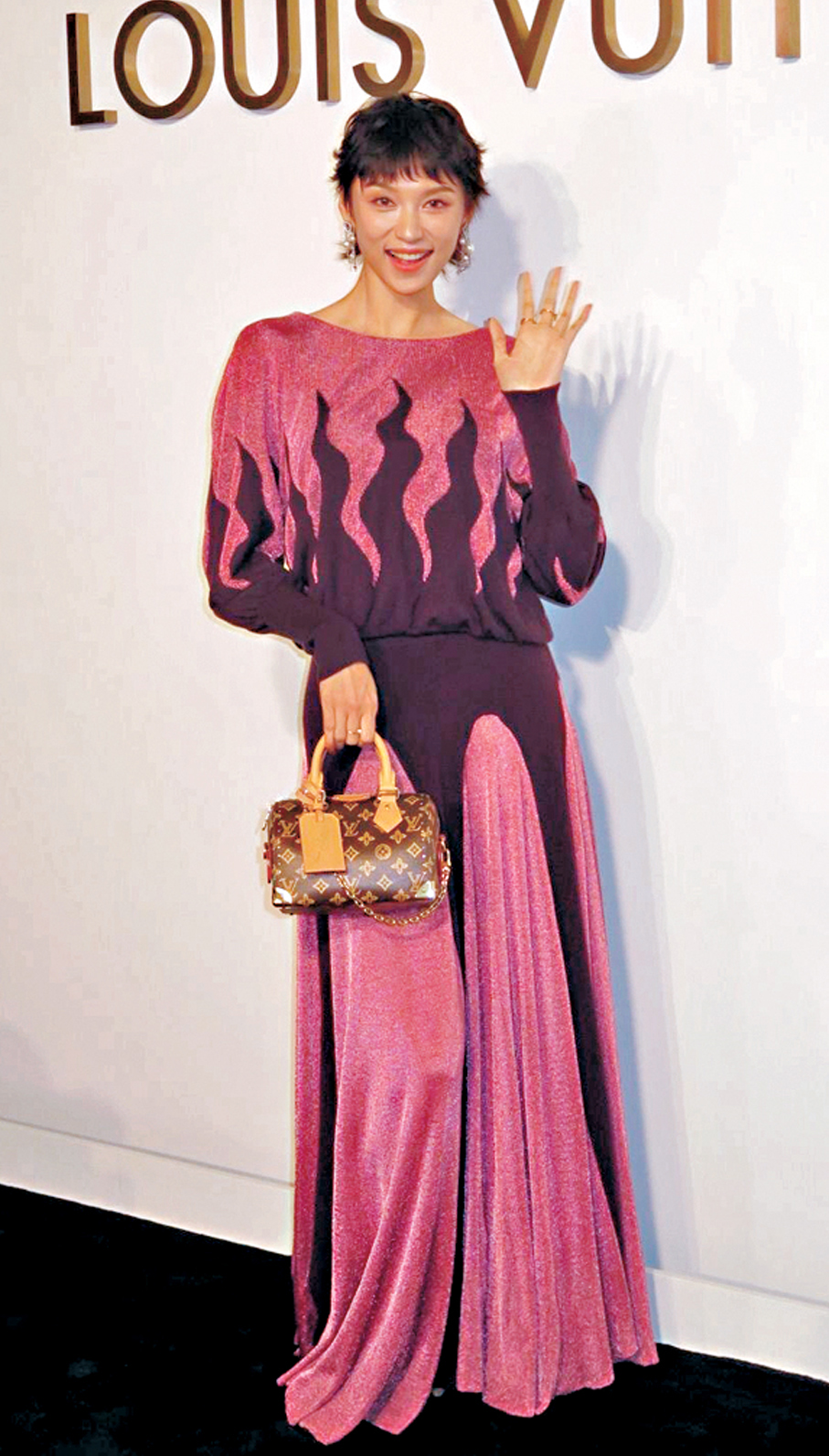 ●王丹妮前晚悉心打扮出席活動。香港文匯報記者阿祖  攝