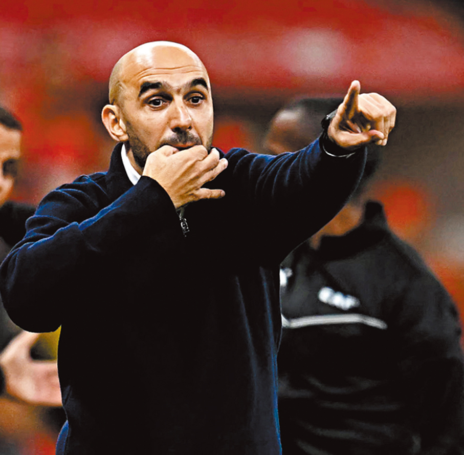 ●摩洛哥主帥列格古號召全國球迷入場支持。 資料圖片