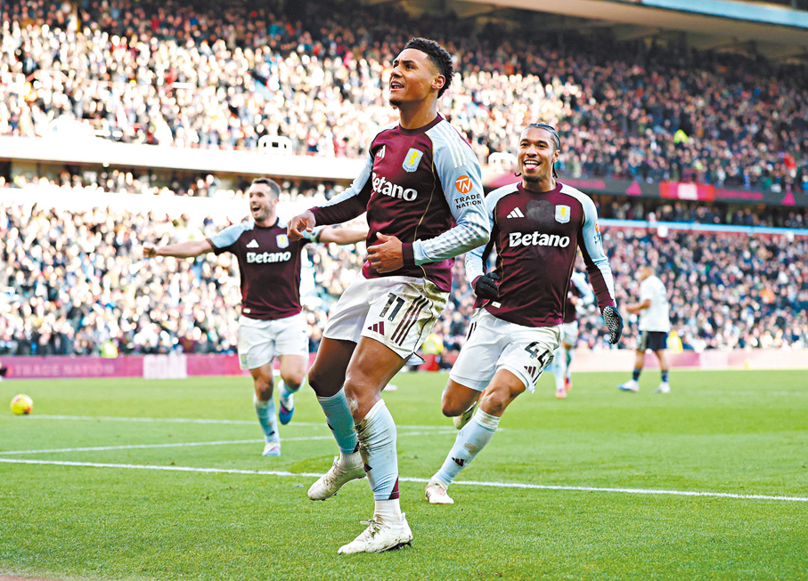 ●維拉已連續11場各項賽事主場不敗，勢頭強勁。 資料圖片