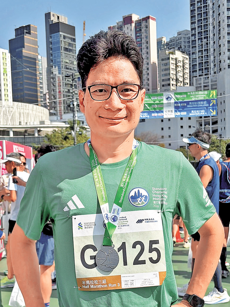 ●陳浩濂以2小時49分順利完成人生第21次半馬。