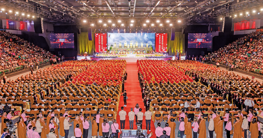 ●法會現場莊嚴殊勝。