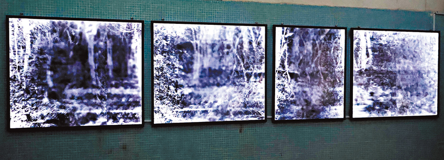 ●Tobias Klein光柵印刷作品《Mnemonic Landscape》