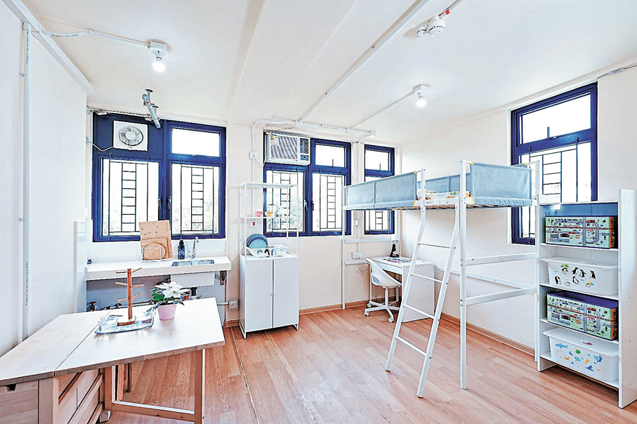 ●大埔「樂善村」過渡性房屋下月底料可提供15個單位給義華租戶。九龍樂善堂供圖