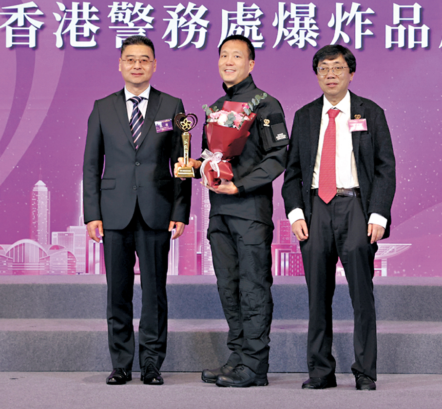 ●香港警務處爆炸品處理課   香港文匯報記者曾興偉  攝