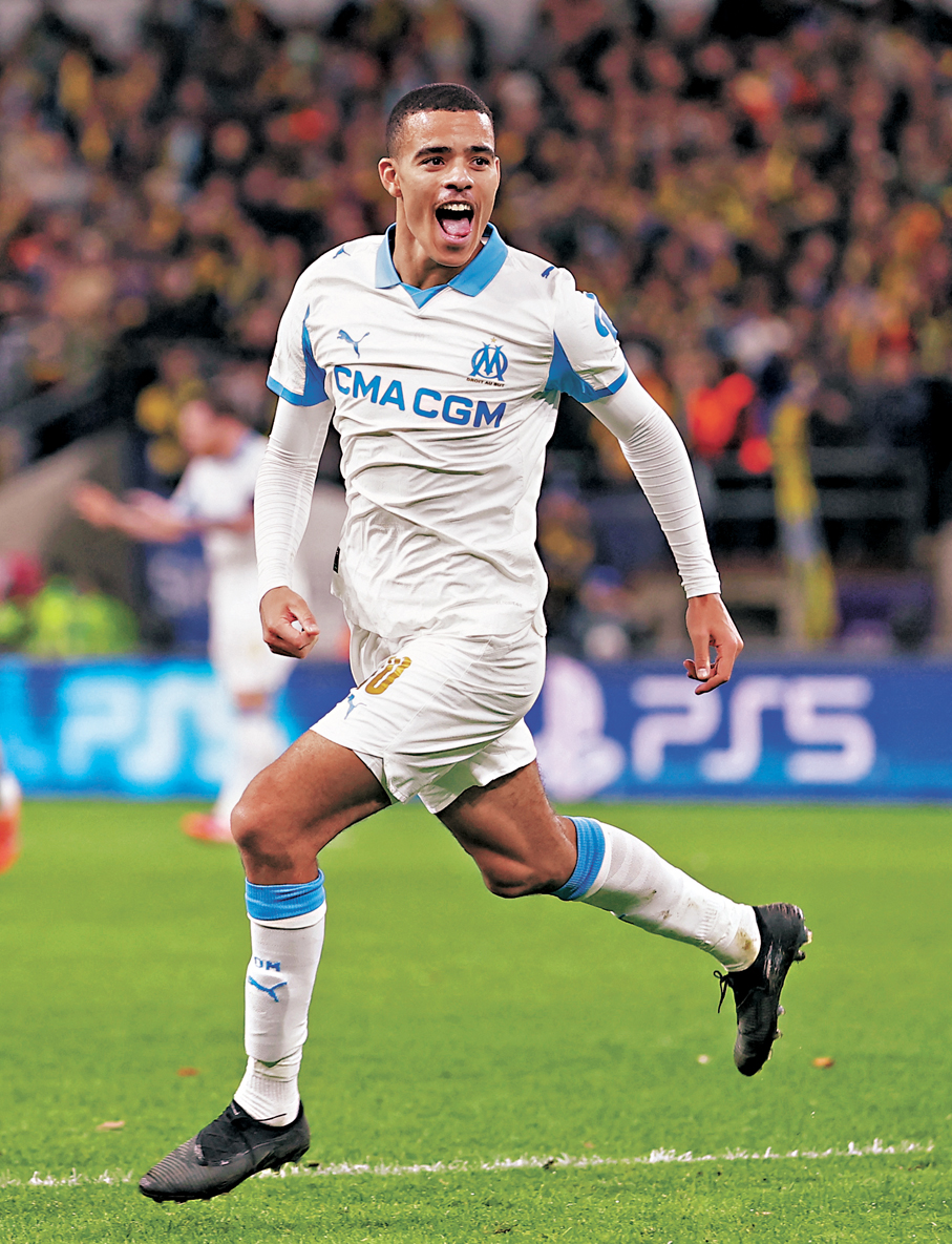 ●格連活特已成為馬賽前場核心。  資料圖片