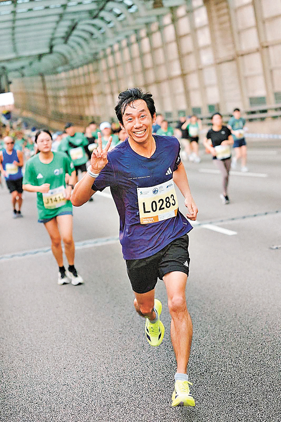 ●曹星如日前參加渣馬，並跑出不俗成績。  公關圖片