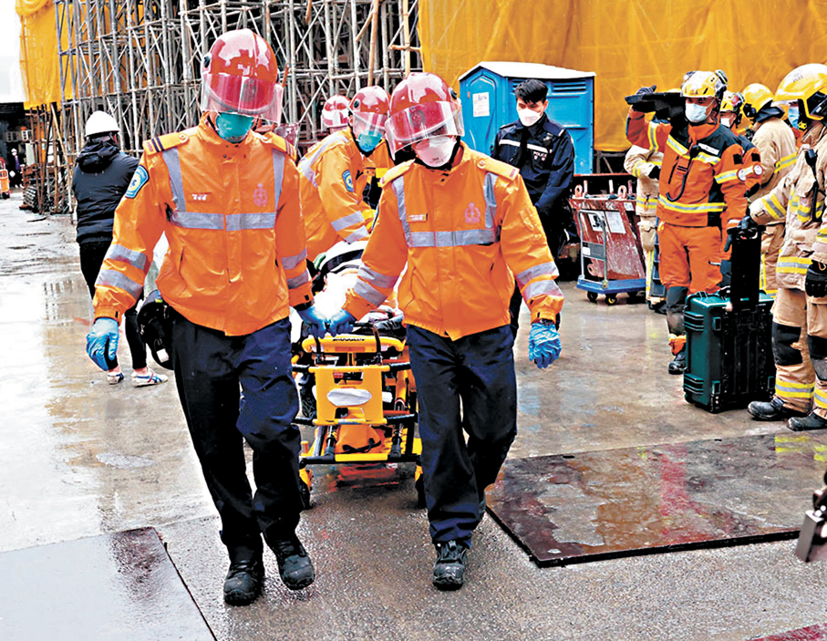 ●被屋宇署除牌的精進建築轄下地盤，近年曾發生多宗嚴重工業意外。 資料圖片