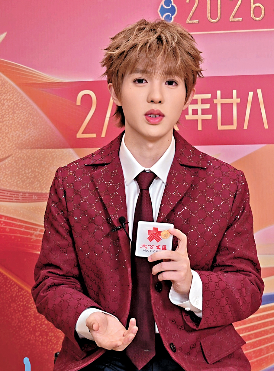 ●李昊暢談新年心願。  香港文匯報記者胡若璋 攝