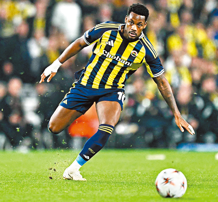 ●費倫巴治前鋒杜蘭過往曾效力維拉。  資料圖片