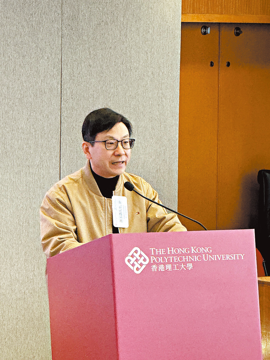 ●孫玉菡表示，預防長者跌倒是「本小利大」，帶來的好處是難以用金錢衡量的。 香港文匯報記者崔瀅  攝