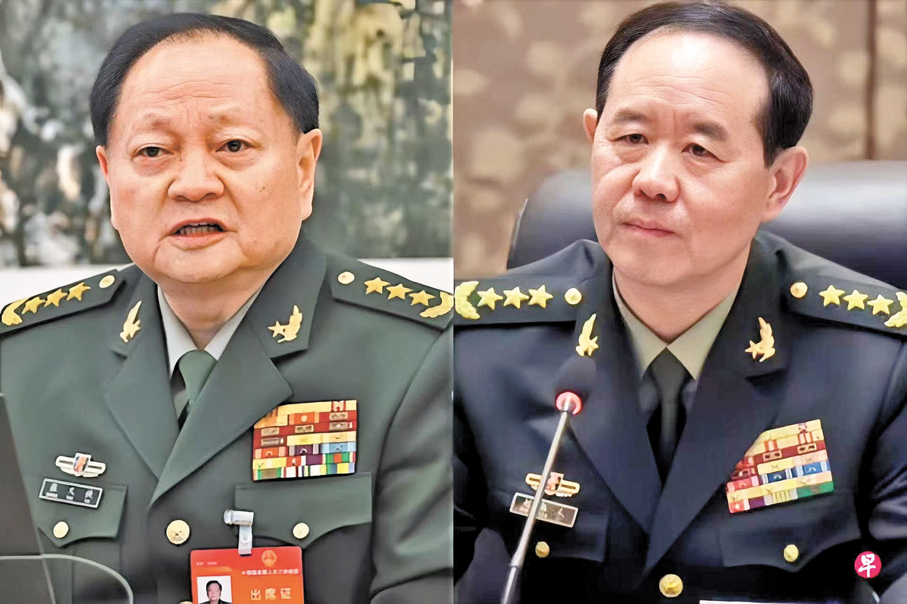 ●張又俠（左）、劉振立涉嫌嚴重違紀違法被立案審查。網上圖片