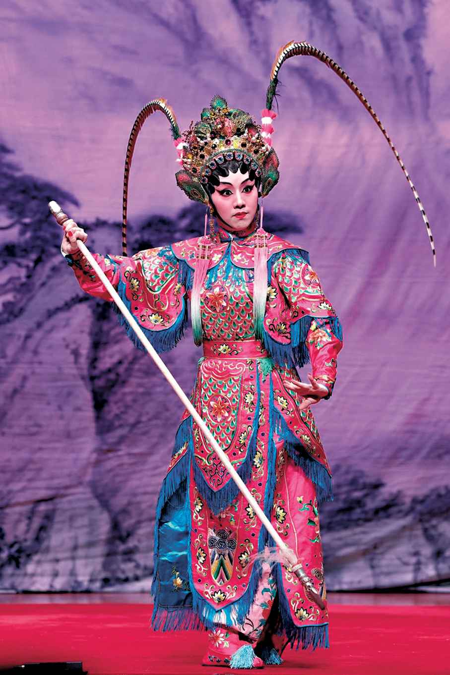 ●謝曉瑩在《梟雄虎將美人威》演銀屏郡主。