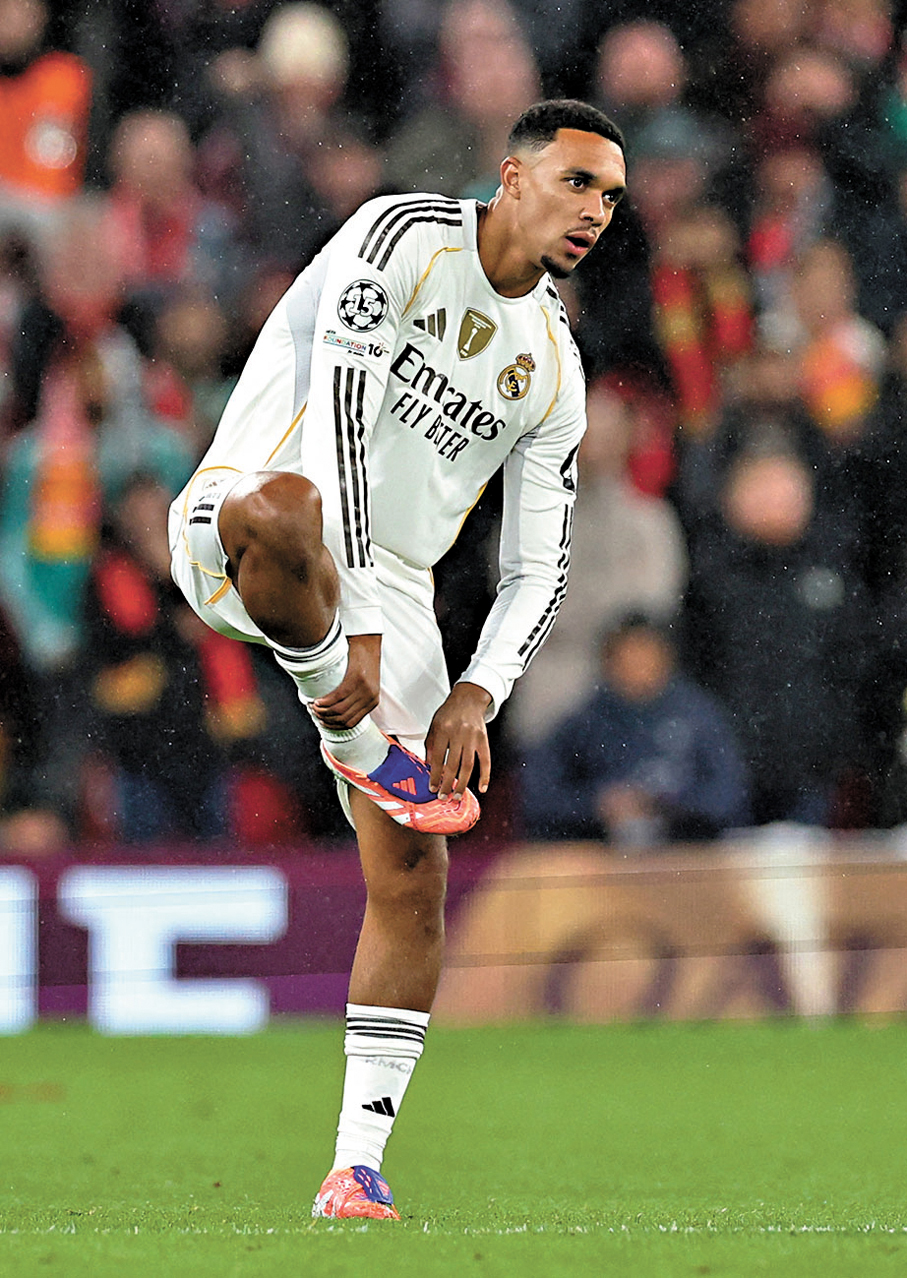 ●阿歷山大阿諾特於皇馬被邊緣化。 資料圖片