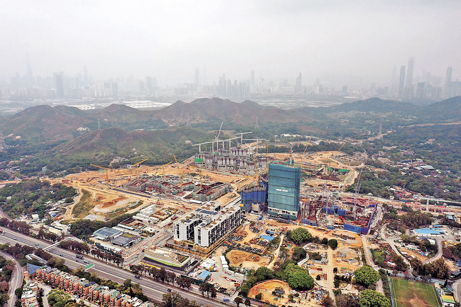 ●古洞北新發展區工程。 資料圖片