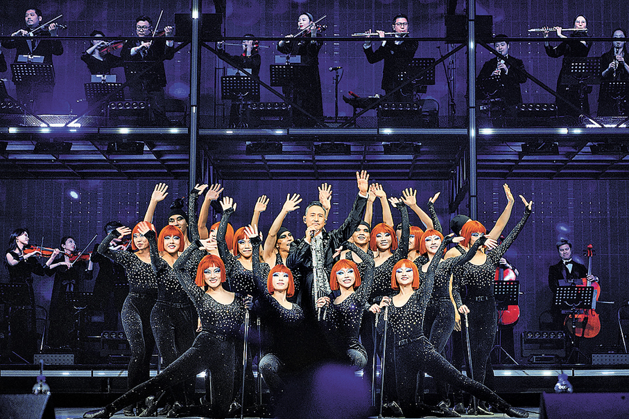 ●學友324場《60+巡迴演唱會》前晚在紅館圓滿落幕。  主辦方供圖