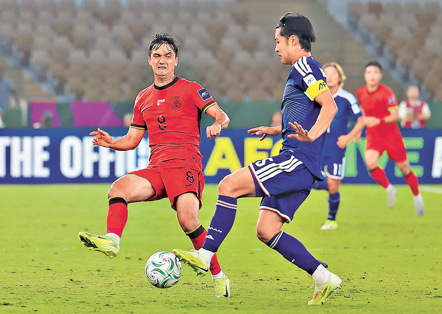 ●國足U23（紅衫）決賽慘敗，認清與強隊仍有距離。 新華社