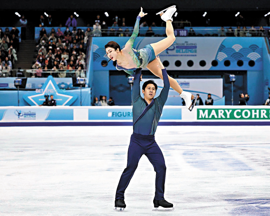 ●隋文靜/韓聰以200.99分獲得亞軍。 受訪者供圖