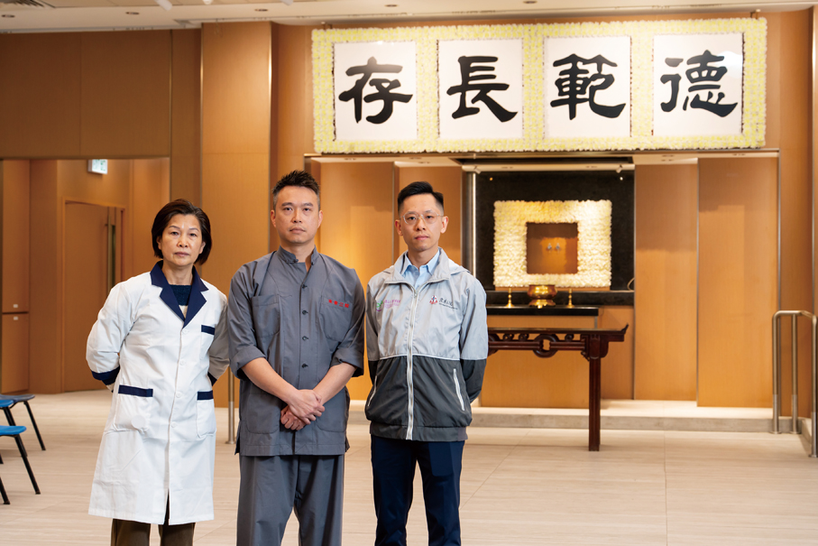 ●東華團隊上下，以最專業精神，陪伴宏福苑逝者家屬走過最艱難的告別。