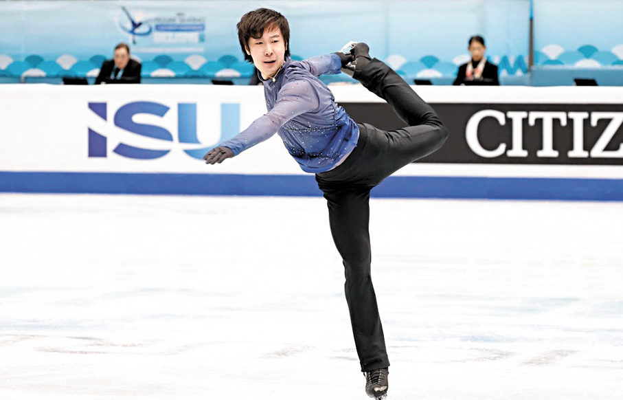 ●金博洋在比賽中。 主辦方供圖