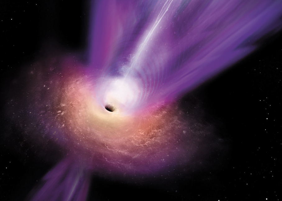 ●圖為黑洞藝術想像圖。 資料圖片