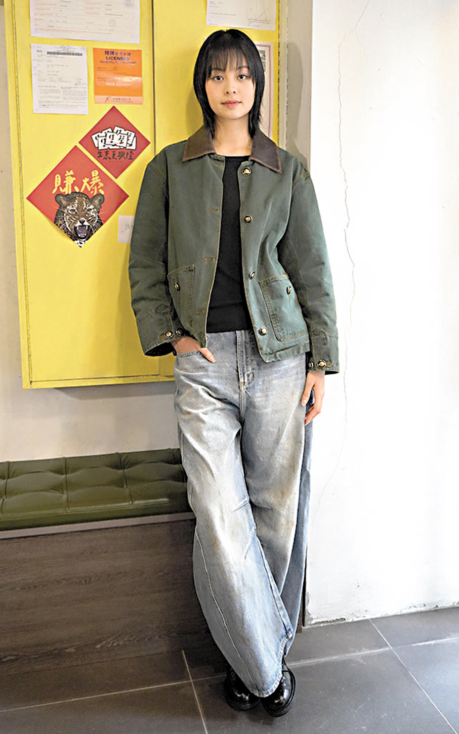 ●盧慧敏透露今年的作品將延續顏色系列。   香港文匯報記者子棠  攝