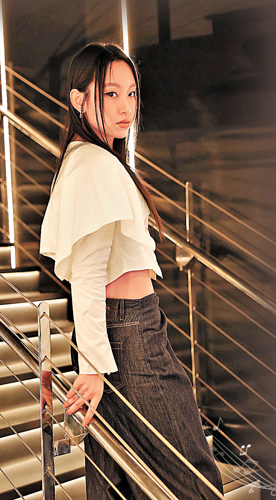 ●炎明熹解構她的少女心事。  香港文匯報記者孫嘉蔚  攝