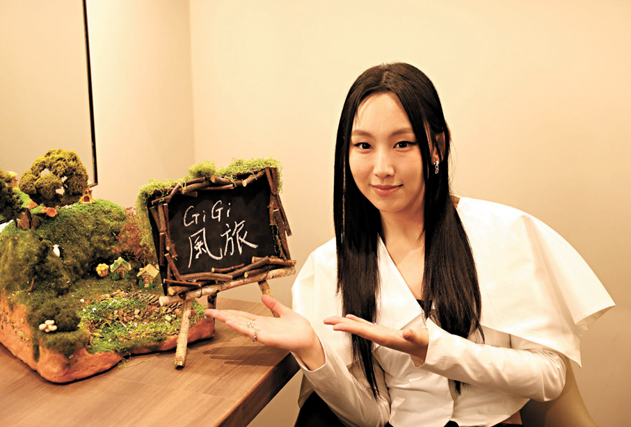 ●炎明熹開啟音樂新篇章。  香港文匯報記者孫嘉蔚  攝