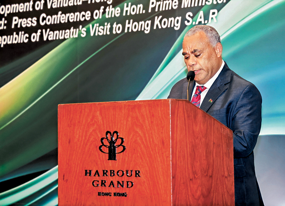 ●瓦努阿圖共和國總理喬薩姆·納帕特  主辦方供圖