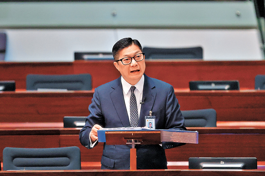 ●鄧炳強。香港文匯報記者黃艾力  攝