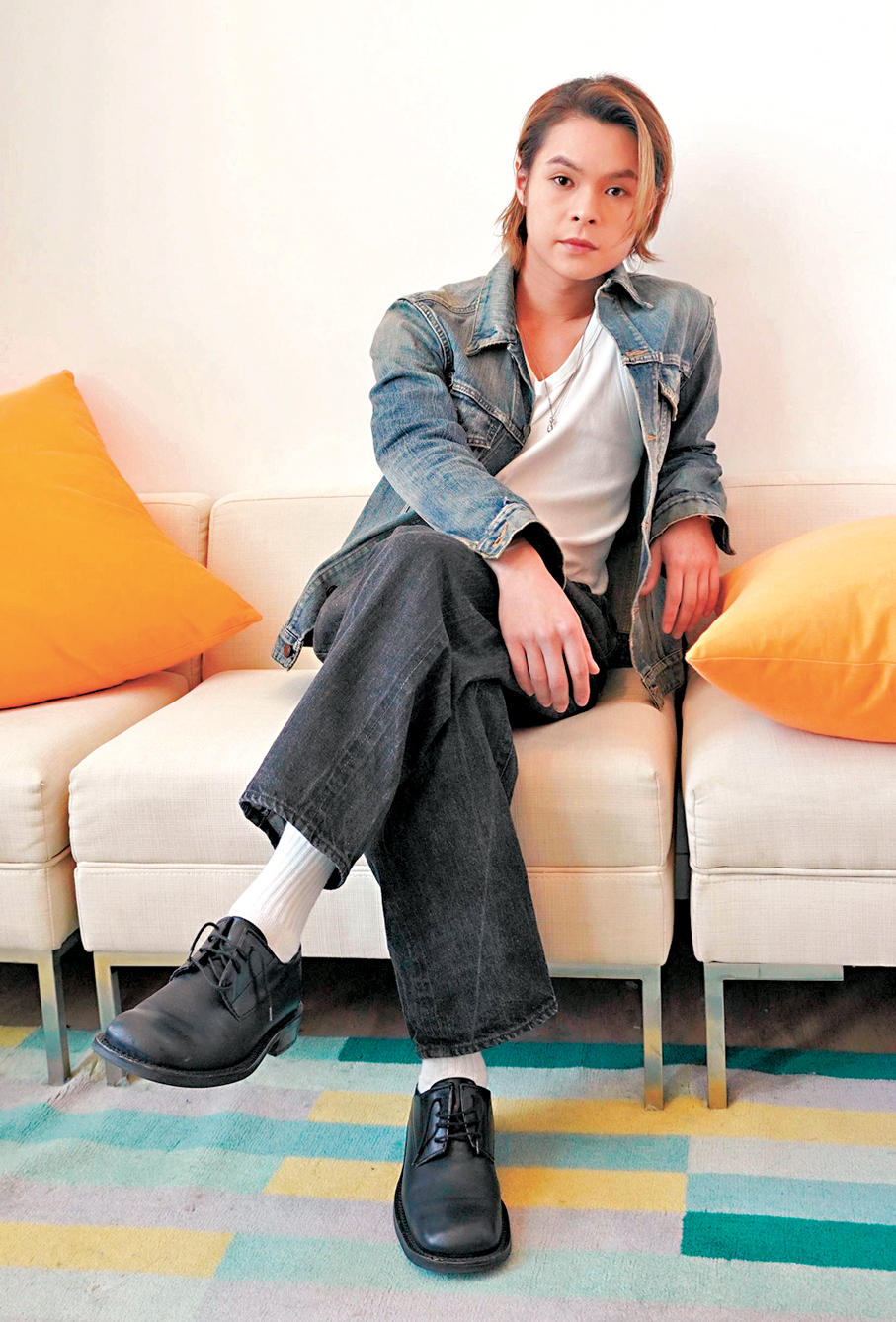 ●Tiger首次獨挑大樑心情「戰戰兢兢」。  香港文匯報記者子棠  攝